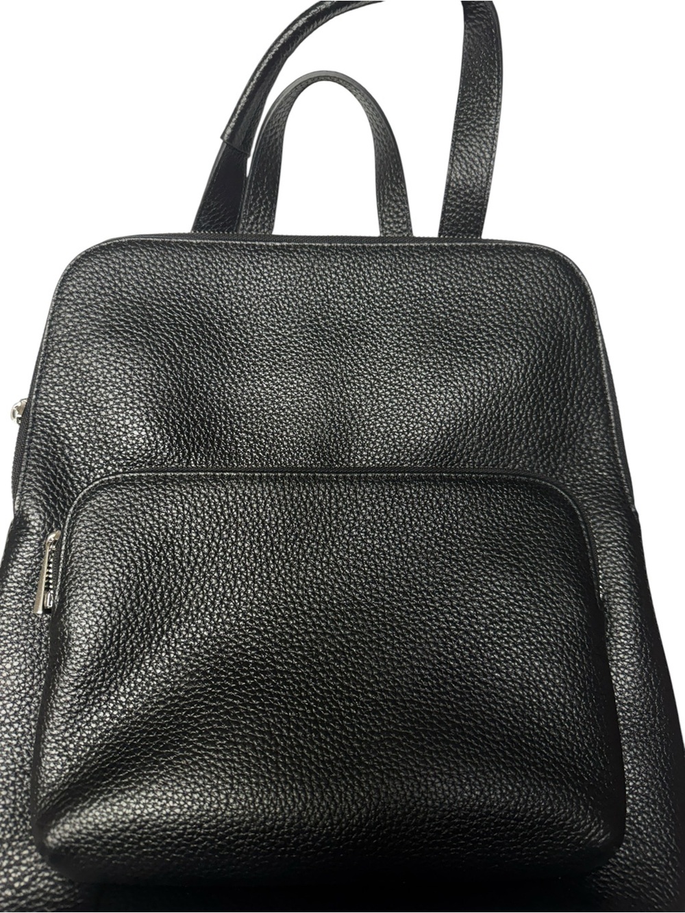 Quince Italian leather convertible utility Travel outdoor minimalist backpack - Picture 4 of 13